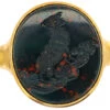 Victorian 18ct Gold Signet Ring With Bloodstone Intaglio Of A Ram 1 Victorian 18ct Gold Signet Ring With Bloodstone Intaglio Of A Ram -Antique Jewellery Company DSC00863 1