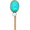 Edwardian Gold, Turquoise & Diamond Tie Pin -Antique Jewellery Company DSC00880 scaled 2