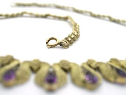 Theodor Farhner Silver Gilt & Amethyst Necklace 15 Theodor Farhner Silver Gilt & Amethyst Necklace -Antique Jewellery Company DSC00892