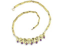 Theodor Farhner Silver Gilt & Amethyst Necklace 18 Theodor Farhner Silver Gilt & Amethyst Necklace -Antique Jewellery Company DSC00896 2