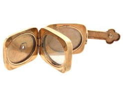 Victorian 15ct Gold Four Compartment Locket -Antique Jewellery Company DSC00900