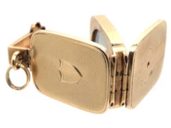 Victorian 15ct Gold Four Compartment Locket -Antique Jewellery Company DSC00904