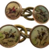 Art Deco Hunting Cufflinks -Antique Jewellery Company DSC00914 1