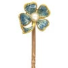 Edwardian 15ct Gold & Enamel Four Leaf Clover Tie Pin -Antique Jewellery Company DSC01006 1