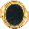 Early 20th Century 15ct Gold Signet Ring Set With A Bloodstone With Snakes Around It. 2 Early 20th Century 15ct Gold Signet Ring Set With A Bloodstone With Snakes Around It. -Antique Jewellery Company DSC01008 scaled 1