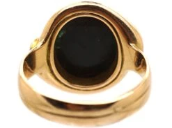 Early 20th Century 15ct Gold Signet Ring Set With A Bloodstone With Snakes Around It. 12 Early 20th Century 15ct Gold Signet Ring Set With A Bloodstone With Snakes Around It. -Antique Jewellery Company DSC01019 scaled 1