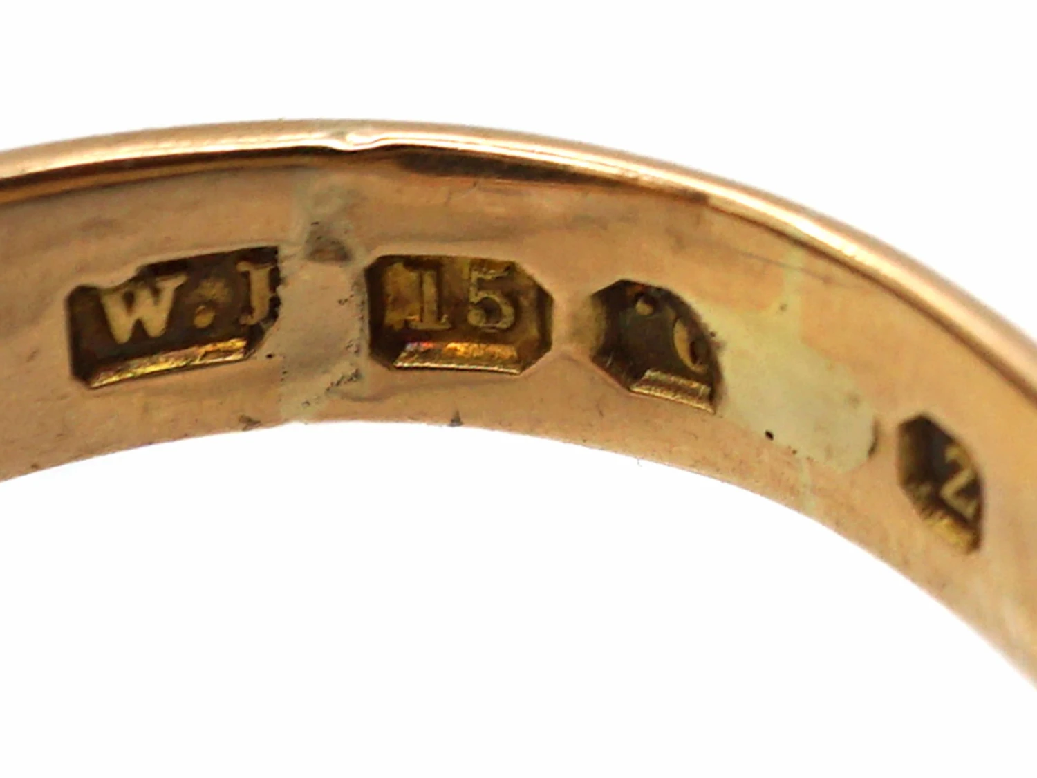 Early 20th Century 15ct Gold Signet Ring Set With A Bloodstone With Snakes Around It. 8 Early 20th Century 15ct Gold Signet Ring Set With A Bloodstone With Snakes Around It. - Image 6