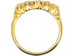 Edwardian 18ct Gold, Five Stone Old European Cut Diamond Ring 11 Edwardian 18ct Gold, Five Stone Old European Cut Diamond Ring -Antique Jewellery Company DSC01042 scaled 1