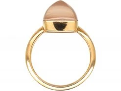 18ct Gold Ring Set With Rose Quartz By Fred Of Paris 10 18ct Gold Ring Set With Rose Quartz By Fred Of Paris -Antique Jewellery Company DSC01059 scaled 1