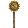 Victorian 15ct Gold & Rose Diamond Round Tie Pin -Antique Jewellery Company DSC01086