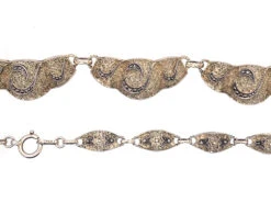 Theodor Farhner Art Deco Silver & Marcasite Necklace