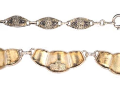 Theodor Farhner Art Deco Silver & Marcasite Necklace 11 Theodor Farhner Art Deco Silver & Marcasite Necklace -Antique Jewellery Company DSC01171