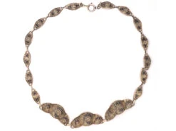 Theodor Farhner Art Deco Silver & Marcasite Necklace 9 Theodor Farhner Art Deco Silver & Marcasite Necklace -Antique Jewellery Company DSC01172