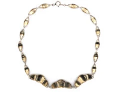 Theodor Farhner Art Deco Silver & Marcasite Necklace 10 Theodor Farhner Art Deco Silver & Marcasite Necklace -Antique Jewellery Company DSC01173