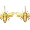 Victorian 15ct Gold Bee Earrings