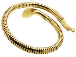 9ct Gold & Ruby Snake Bangle 14 9ct Gold & Ruby Snake Bangle -Antique Jewellery Company DSC01249 1