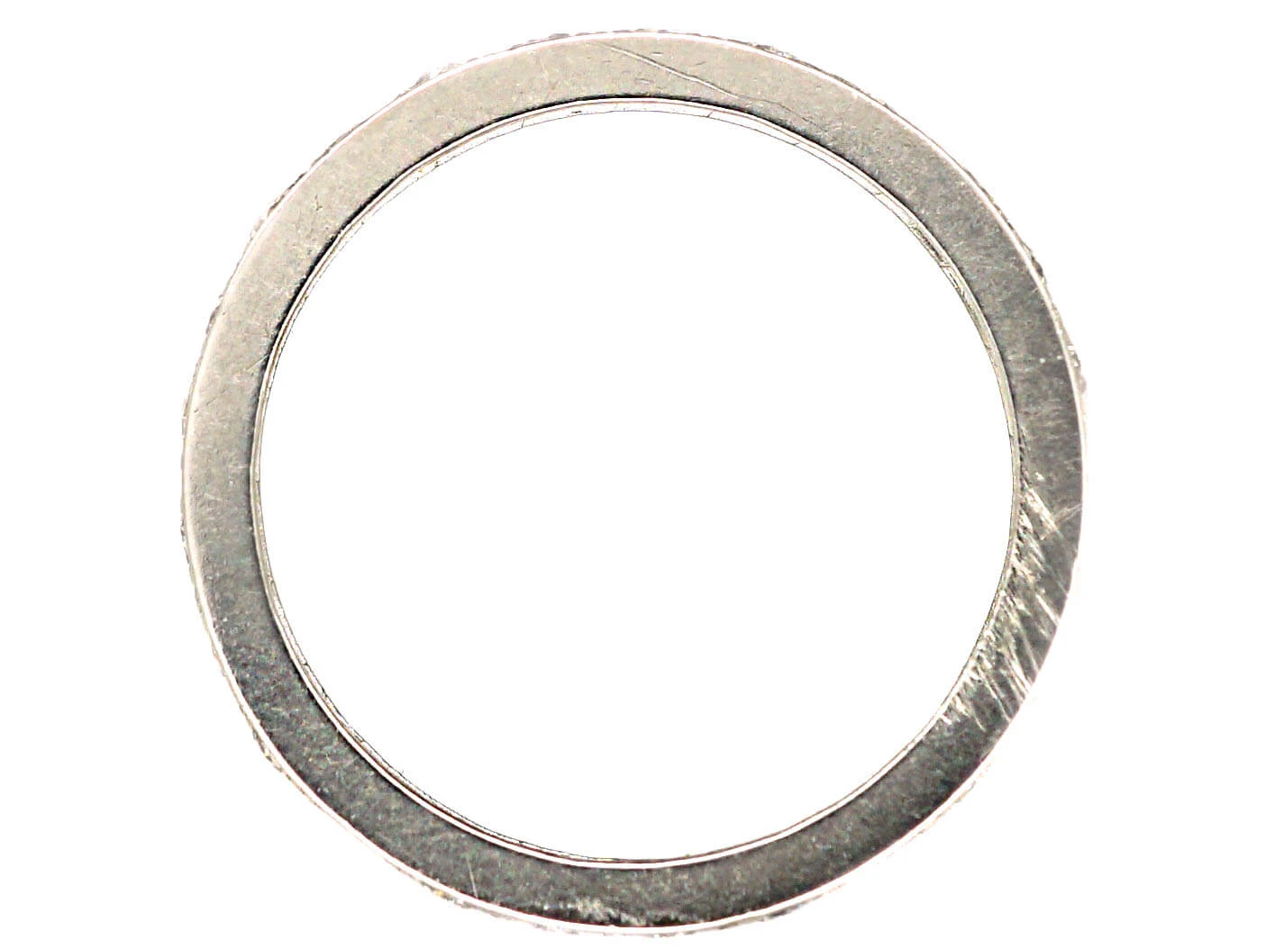 Edwardian Platinum & Diamond Eternity Ring 6 Edwardian Platinum & Diamond Eternity Ring - Image 4