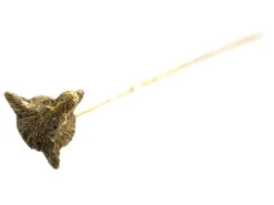 Edwardian 15ct Gold Fox Head Tie Pin 9 Edwardian 15ct Gold Fox Head Tie Pin -Antique Jewellery Company DSC01359