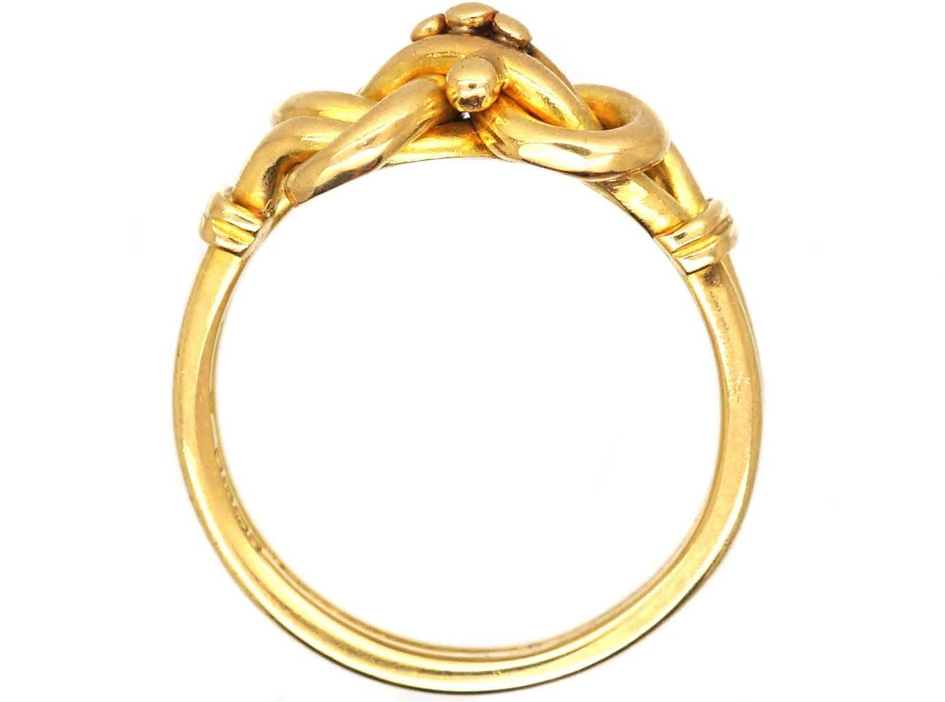 Victorian 18ct Gold Lover’s Knot Ring 4 Victorian 18ct Gold Lover’s Knot Ring - Image 2