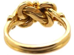 Victorian 18ct Gold Lover’s Knot Ring 11 Victorian 18ct Gold Lover’s Knot Ring -Antique Jewellery Company DSC01382