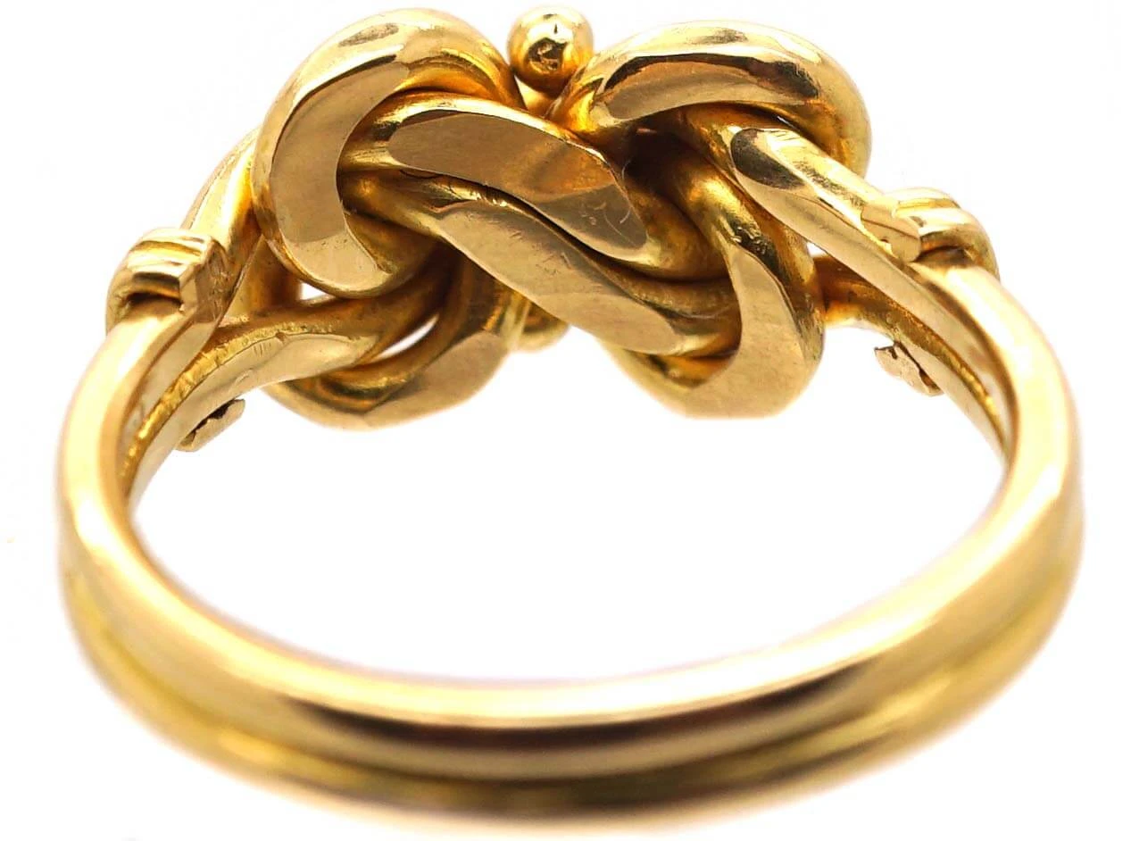 Victorian 18ct Gold Lover’s Knot Ring 5 Victorian 18ct Gold Lover’s Knot Ring - Image 3