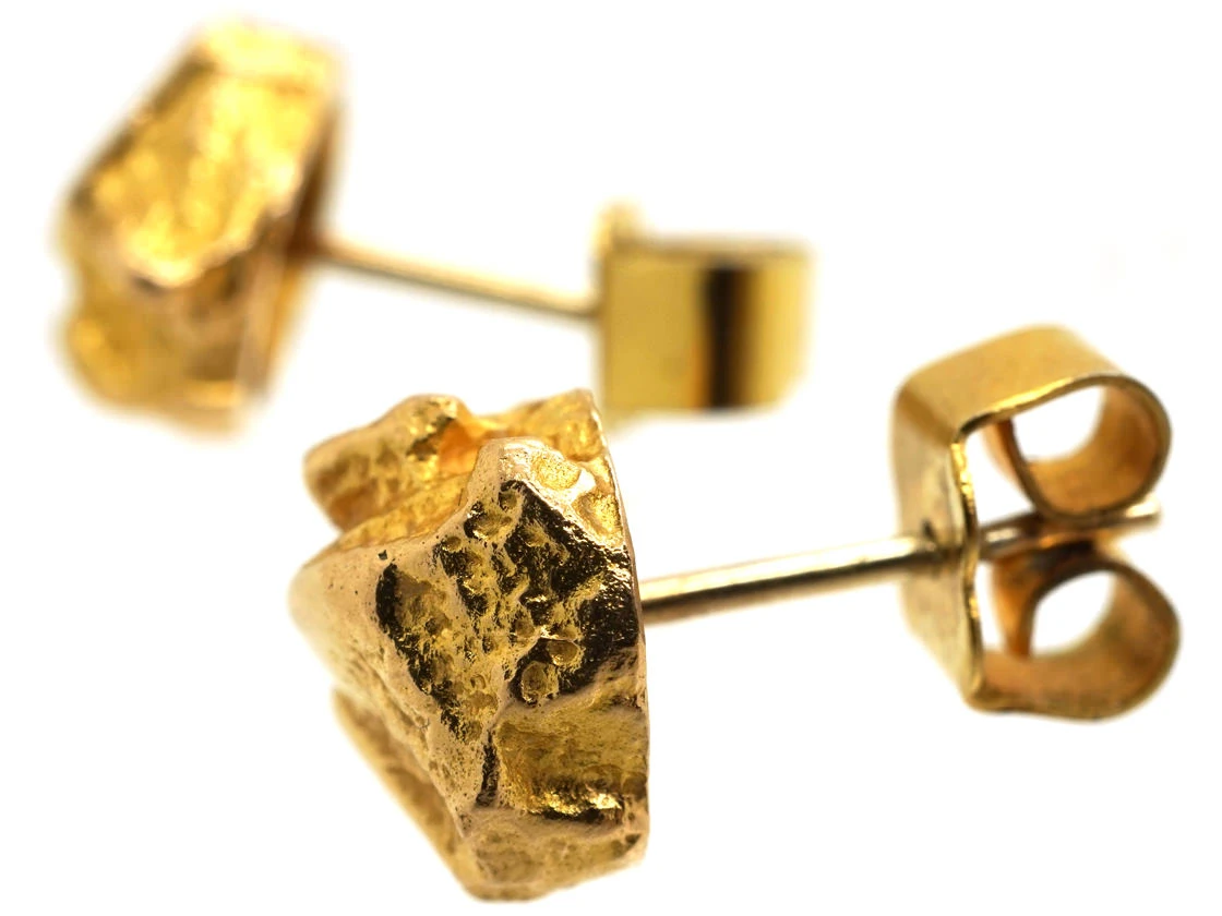 14ct Gold Round Earrings By Lapponia 5 14ct Gold Round Earrings By Lapponia - Image 3