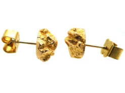 14ct Gold Round Earrings By Lapponia 12 14ct Gold Round Earrings By Lapponia -Antique Jewellery Company DSC01385