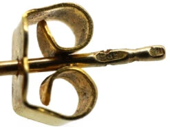 14ct Gold Round Earrings By Lapponia 14 14ct Gold Round Earrings By Lapponia -Antique Jewellery Company DSC01390