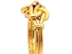Victorian 18ct Gold Lover’s Knot Ring 14 Victorian 18ct Gold Lover’s Knot Ring -Antique Jewellery Company DSC01408