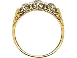 Victorian 18ct Gold Three Stone Diamond Ring 10 Victorian 18ct Gold Three Stone Diamond Ring -Antique Jewellery Company DSC01424 scaled 1