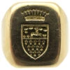 18ct Gold Signet Ring With Crowned Coat Of Arms 1 18ct Gold Signet Ring With Crowned Coat Of Arms -Antique Jewellery Company DSC01527