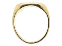 18ct Gold Signet Ring With Crowned Coat Of Arms 8 18ct Gold Signet Ring With Crowned Coat Of Arms -Antique Jewellery Company DSC01539