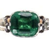 Georgian Emerald Paste & Diamond Ring -Antique Jewellery Company DSC01584