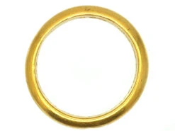 18th Century 18ct Gold Posy Ring Engraved God For Me Appointed Thee -Antique Jewellery Company DSC01606 copy