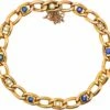 French Early 20th Century 18ct Gold, Sapphire & Natural Pearl Bracelet -Antique Jewellery Company DSC01696 scaled 1