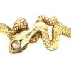 Early 20th Century Snake Ring With A Diamond In His Head -Antique Jewellery Company DSC01709 copy