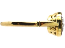 Art Deco 18ct Gold & Platinum, Ruby & Diamond Target Ring 12 Art Deco 18ct Gold & Platinum, Ruby & Diamond Target Ring -Antique Jewellery Company DSC01758