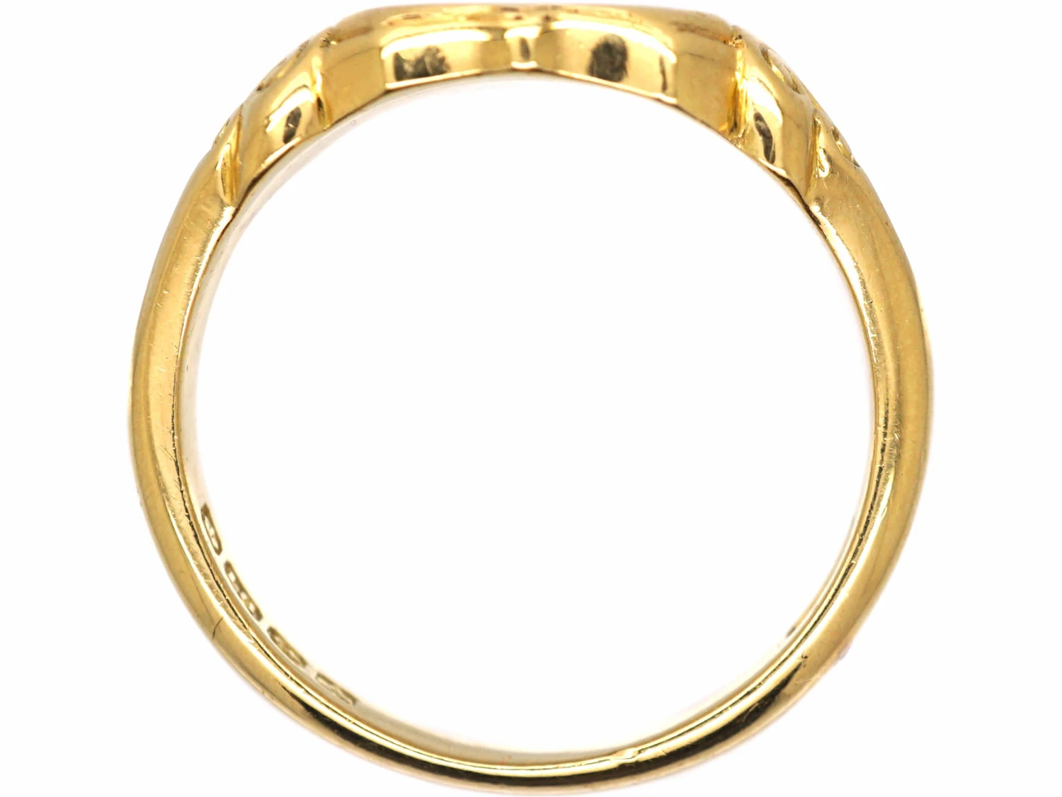 Victorian 18ct Gold Signet Ring 5 Victorian 18ct Gold Signet Ring - Image 3