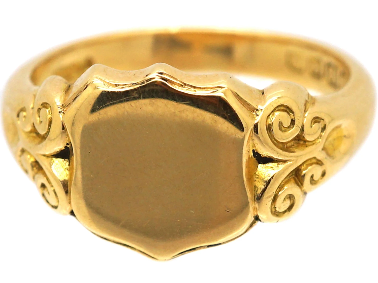 Victorian 18ct Gold Signet Ring 10 Victorian 18ct Gold Signet Ring - Image 8