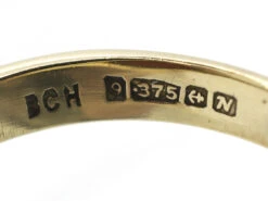 9ct Gold & Carnelian Intaglio Of A Crest Signet Ring -Antique Jewellery Company DSC01927