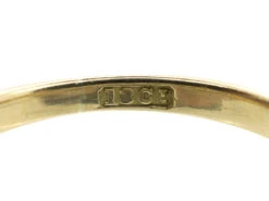 9ct Gold & Carnelian Intaglio Of A Crest Signet Ring -Antique Jewellery Company DSC01930