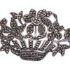 Art Deco Silver ​& Marcasite Flowers In Basket Brooch -Antique Jewellery Company DSC01938