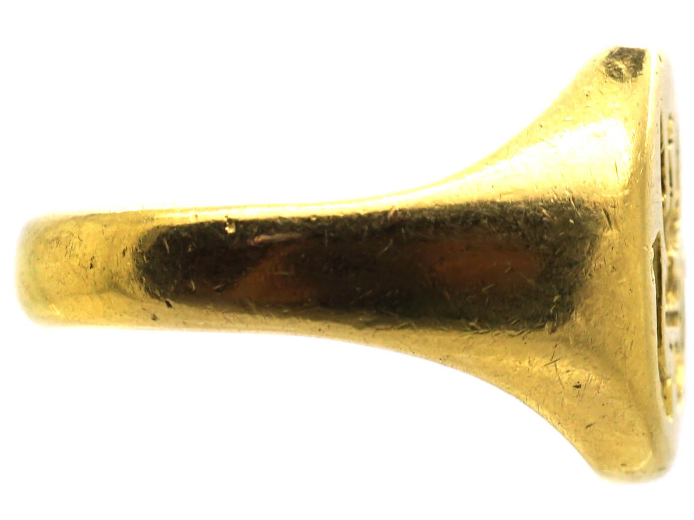 18ct Gold Signet Ring With Eagle Intaglio 6 18ct Gold Signet Ring With Eagle Intaglio - Image 4