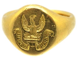 18ct Gold Signet Ring With Eagle Intaglio 13 18ct Gold Signet Ring With Eagle Intaglio -Antique Jewellery Company DSC01965