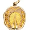 Victorian 9ct Gold Back & Front Horseshoe Locket 2 Victorian 9ct Gold Back & Front Horseshoe Locket -Antique Jewellery Company DSC01968 scaled 1