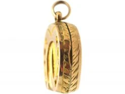 Victorian 9ct Gold Back & Front Horseshoe Locket -Antique Jewellery Company DSC01982 scaled 1