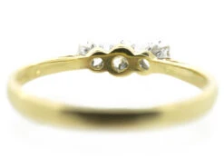 18ct Gold Three Stone Diamond Ring -Antique Jewellery Company DSC01989