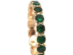 Georgian Gold & Green Paste Eternity Ring 10 Georgian Gold & Green Paste Eternity Ring -Antique Jewellery Company DSC02026