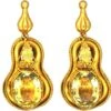 Victorian Silver Gilt & Citrine Drop Earrings 1 Victorian Silver Gilt & Citrine Drop Earrings -Antique Jewellery Company DSC02070