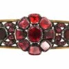 Georgian Silver & Gold, Almandine Garnet Bangle 2 Georgian Silver & Gold, Almandine Garnet Bangle -Antique Jewellery Company DSC02175 scaled 1